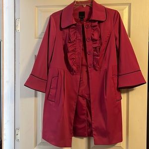 Pink long jacket size S